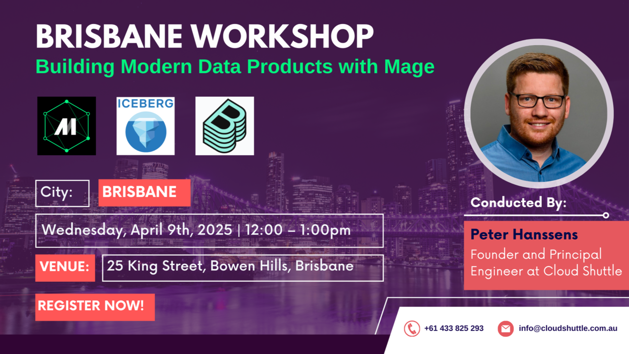 Brisbane Workshop: Building Modern Data Products with Mage