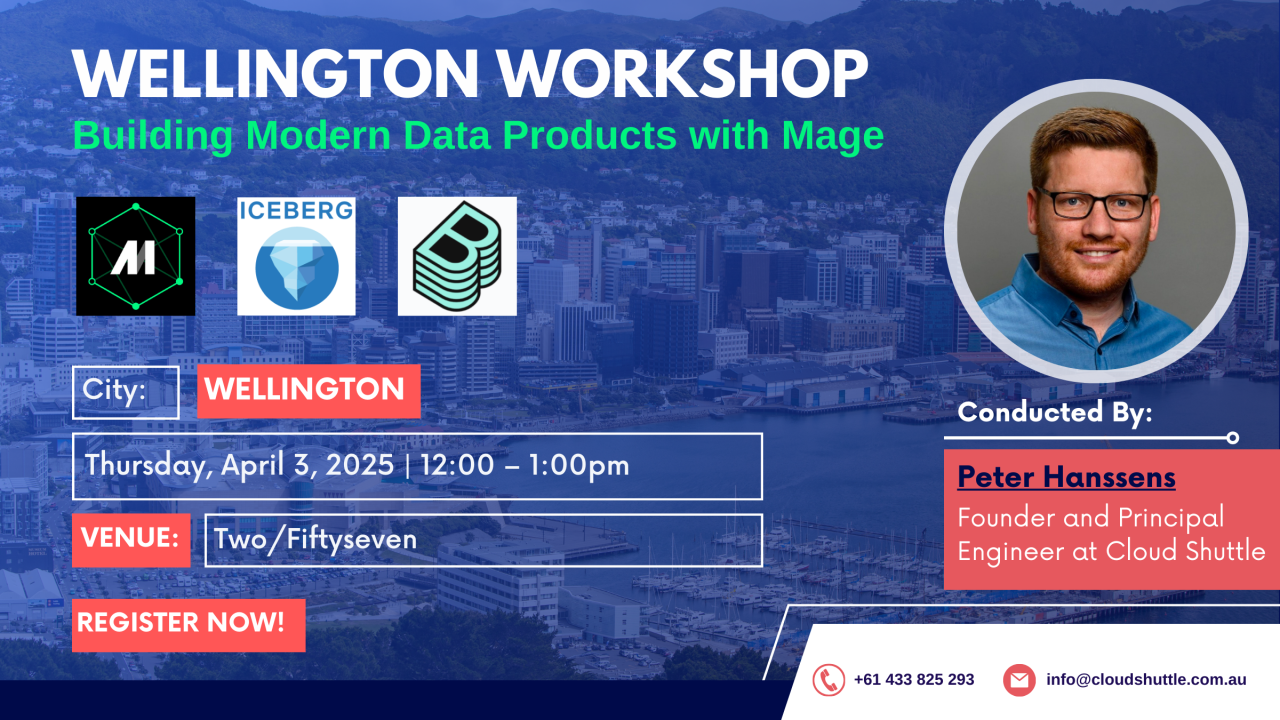 Wellington Workshop: Building Modern Data Products with Mage