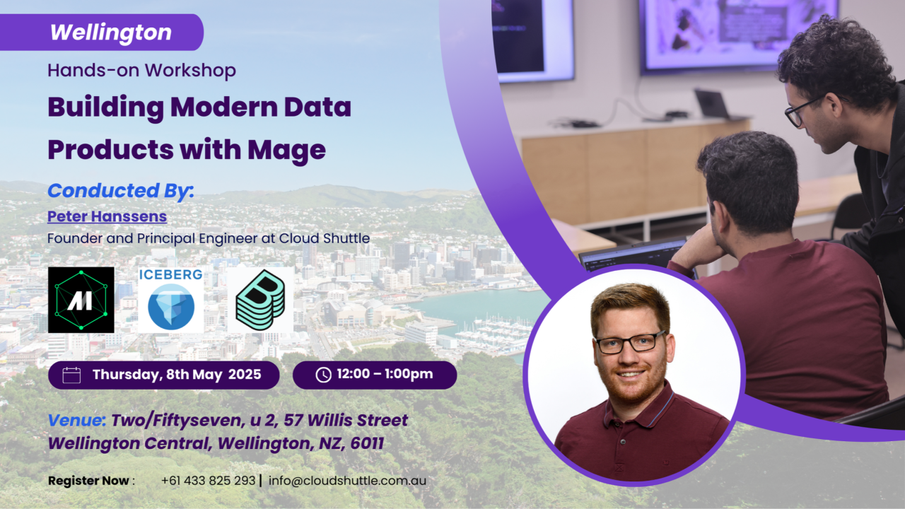 Wellington Workshop: Building Modern Data Products with Mage